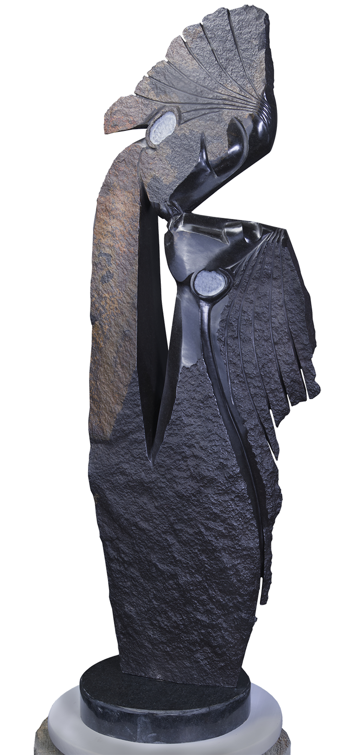 Midnight Kiss Springstone African Sculpture