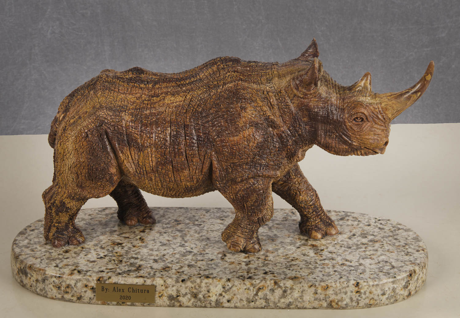 Chipempere (Rhino) African Sculpture